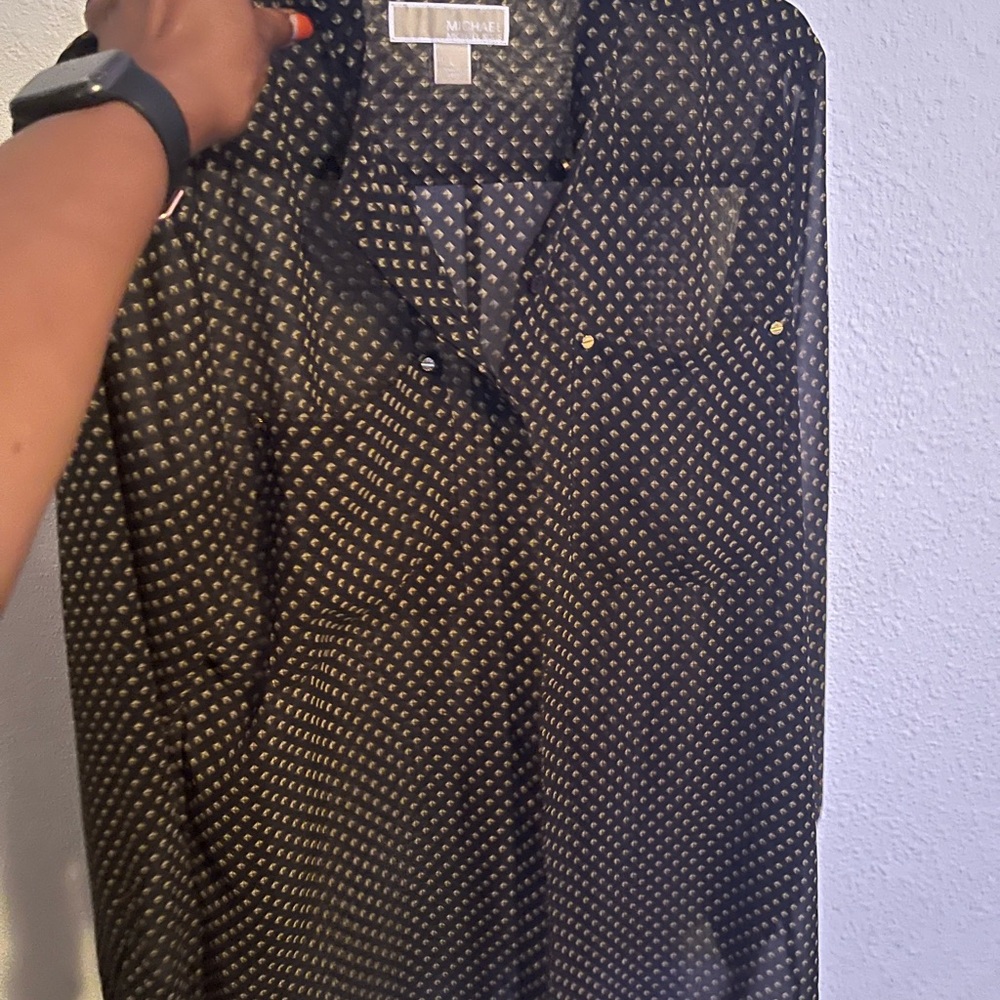 Navy sheer Shirt